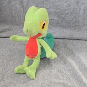 Pokémon Treecko Plush Toy Green Red Stuffed Animal Nintendo WCT